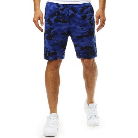 Maskáčové pánske kraťasy (sx0839) - modré