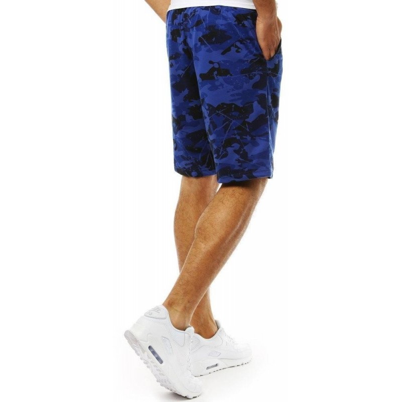 Maskáčové pánske kraťasy (sx0839) - modré