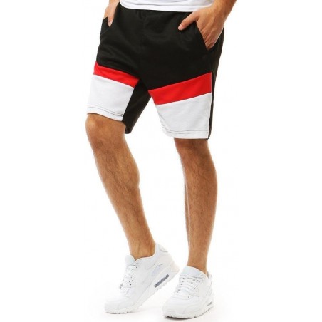 Výborné teplákové kraťasy (sx0879) - čierne