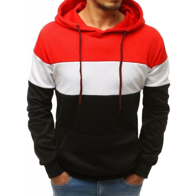 Mikina s kapucňou pre mužov (bx3942) - čierna