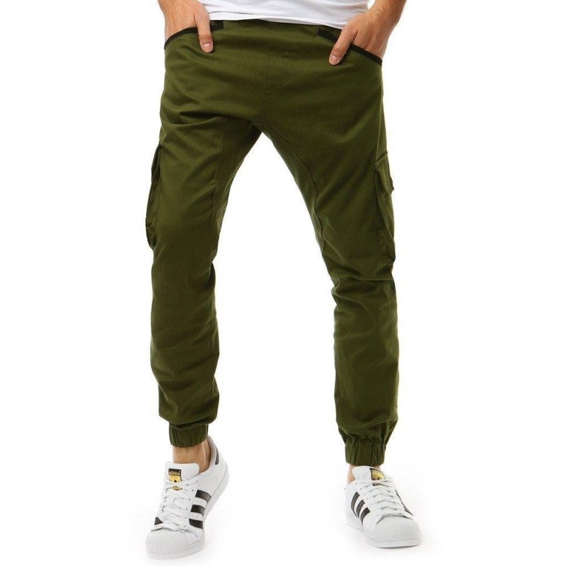 Pánske nohavice jogger (ux1879) - zelené