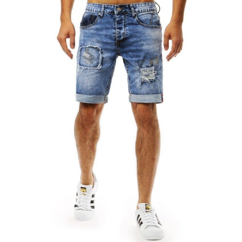 Džínsové pánske kraťasy (sx0346) - modré