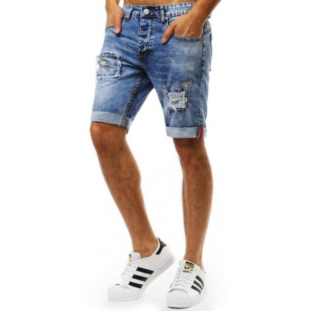Džínsové pánske kraťasy (sx0346) - modré