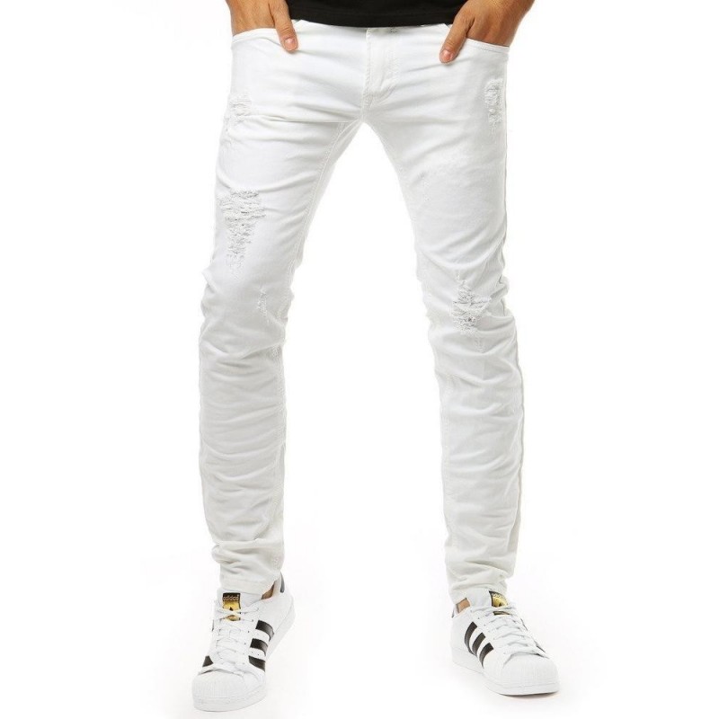 Biele pánske džínsy (ux1260)