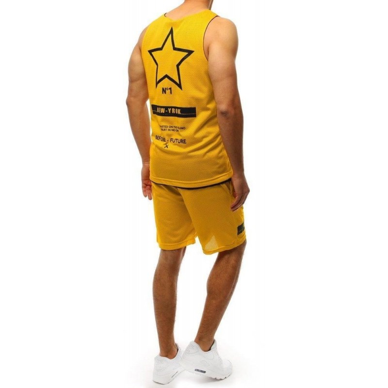 Športový pánsky komplet (sx0906) - žltý