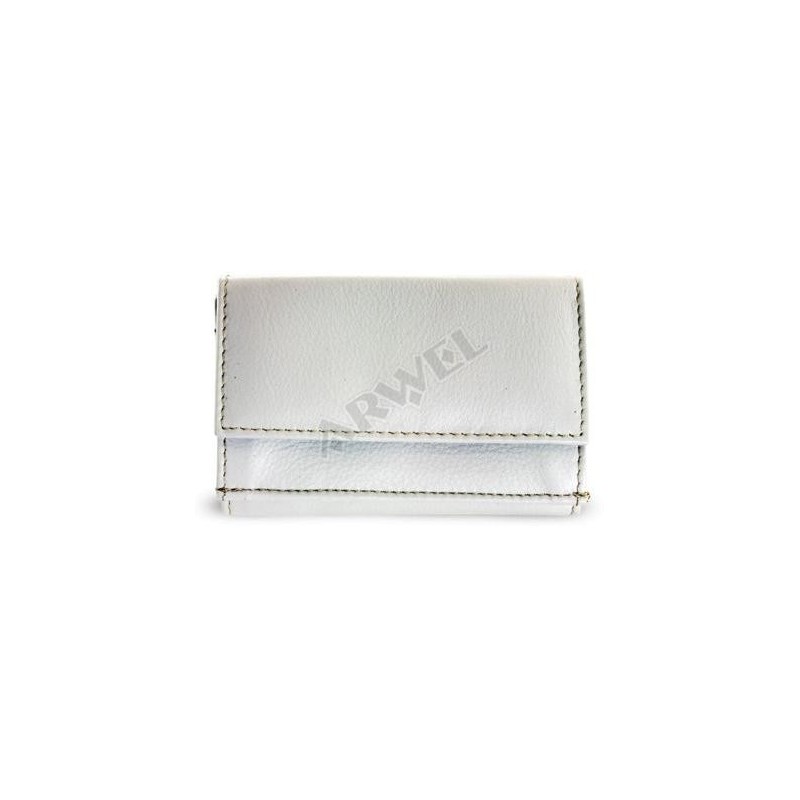 Dámska sivá mini peňaženka z kože