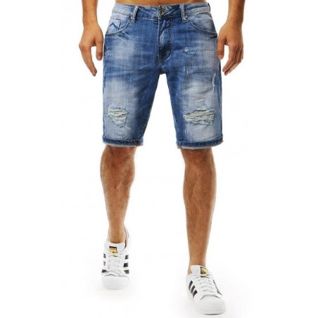 Pánske džínsové kraťasy (sx0932) - modré