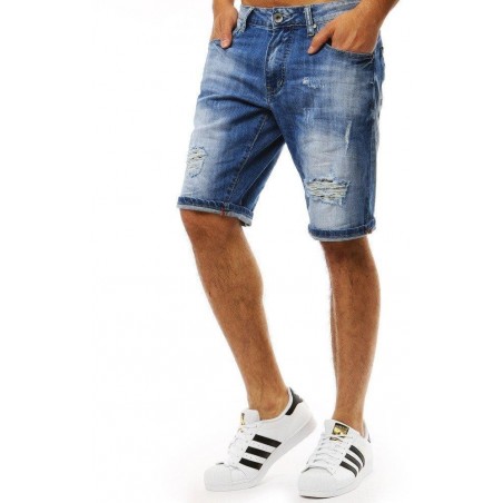 Pánske džínsové kraťasy (sx0932) - modré