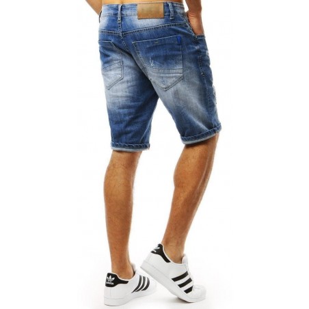 Pánske džínsové kraťasy (sx0932) - modré
