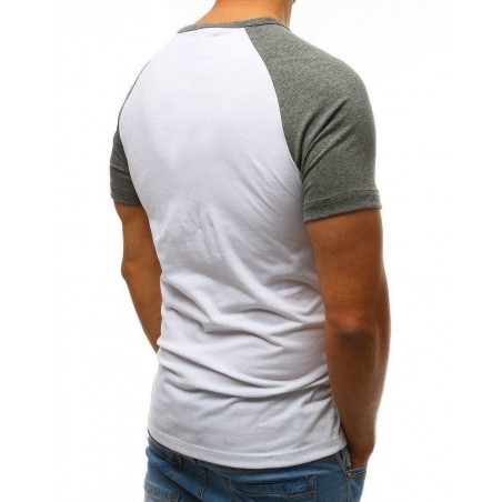 Tričko pánske s okrúhlym výstrihom (rx3516) - biele