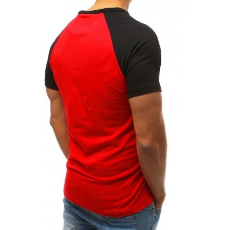 Tričko pánske s okrúhlym výstrihom (rx3517) - červené