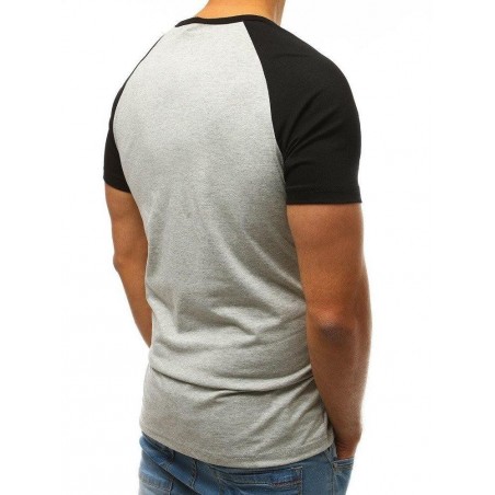 Tričko pánske s okrúhlym výstrihom (rx3518) - svetlosivé