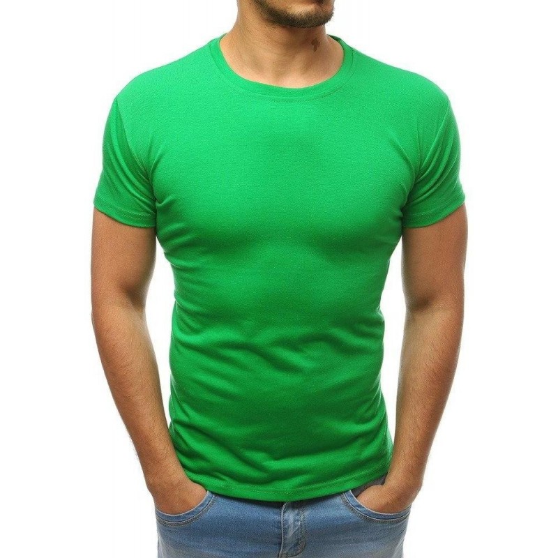 Jednofarebné pánske tričko (rx3413) - zelené