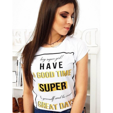 Dámske biele tričko (ry1023)