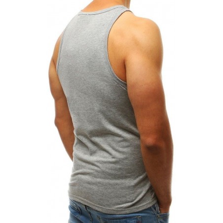 Pánske tričko bez rukávov (rx3587) - sivé