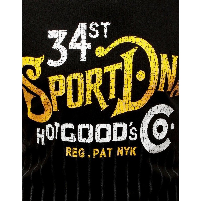 Moderné pánske tričko s potlačou (rx3532) - čierne