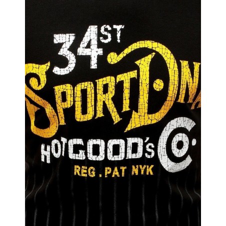 Moderné pánske tričko s potlačou (rx3532) - čierne