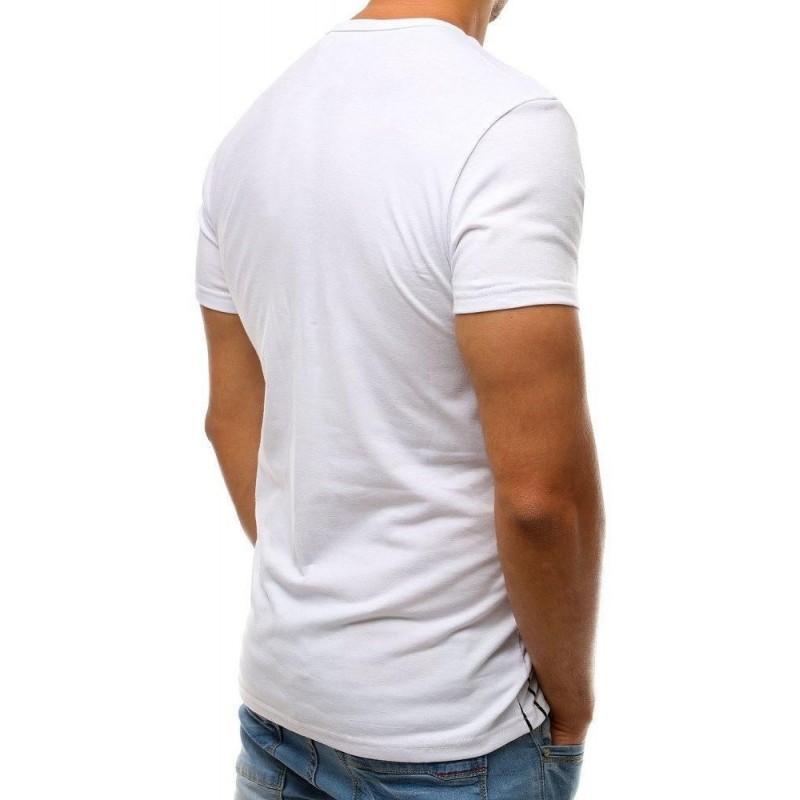 Pánske tričko s krátkym rukávom (rx3539) - biele