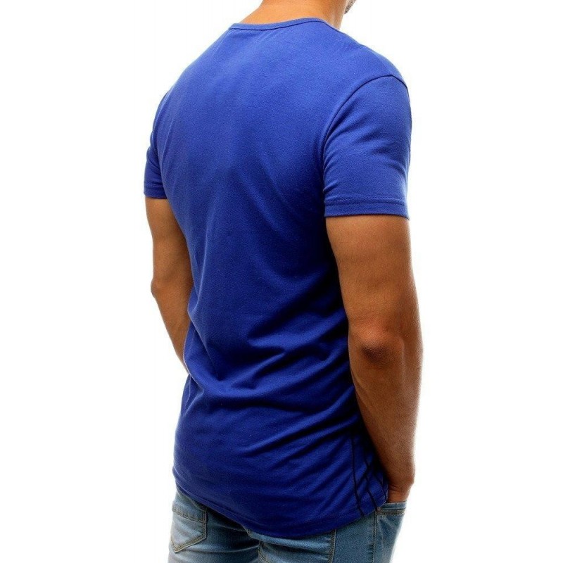 Pánske tričko s krátkym rukávom (rx3541) - modré