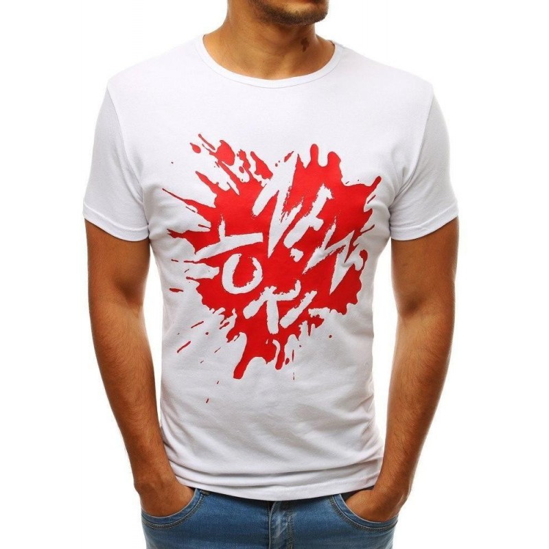 Biele tričko pre pánov (rx3548)