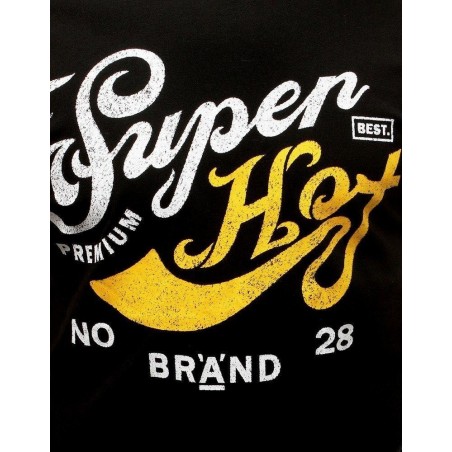 Pánske čierne tričko s potlačou (rx3543)