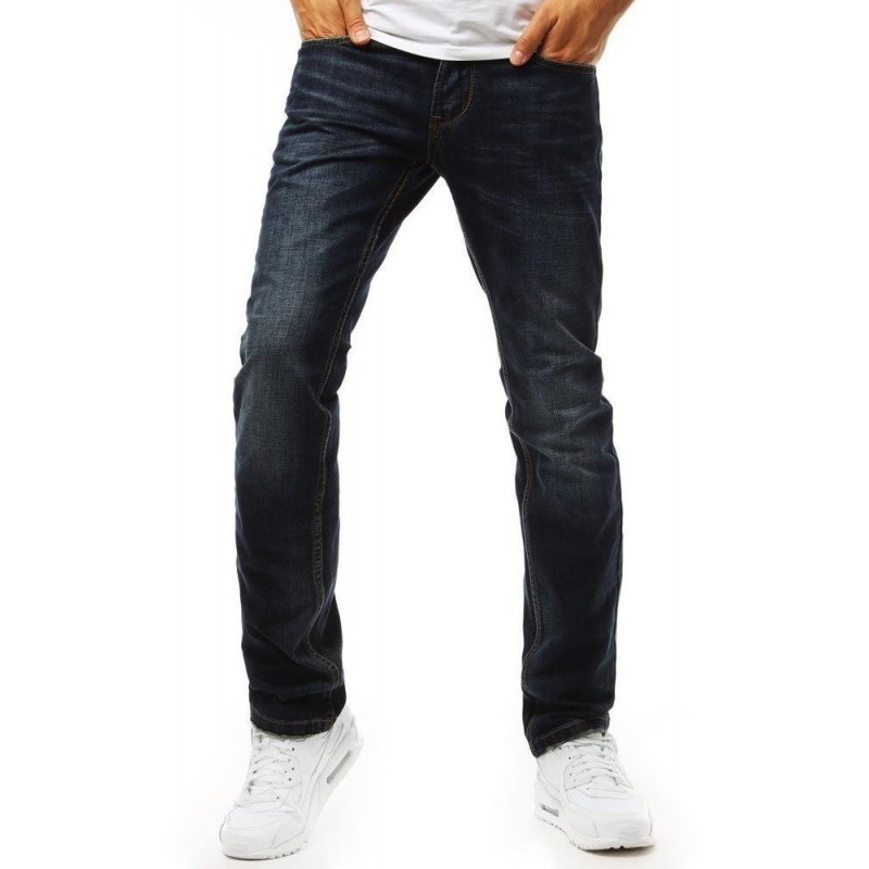 Bavlnené pánske džínsy (ux1965) - modré