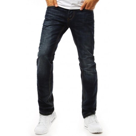 Bavlnené pánske džínsy (ux1965) - modré