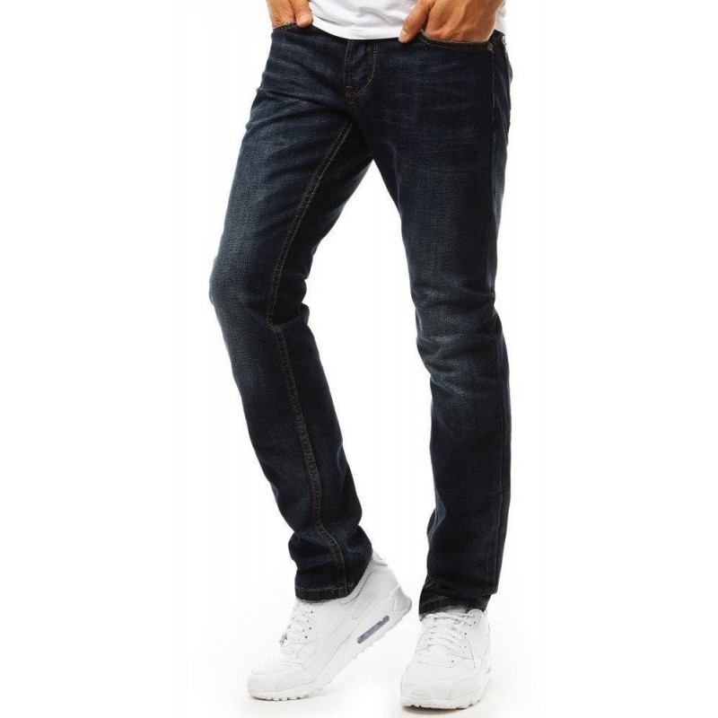 Bavlnené pánske džínsy (ux1965) - modré