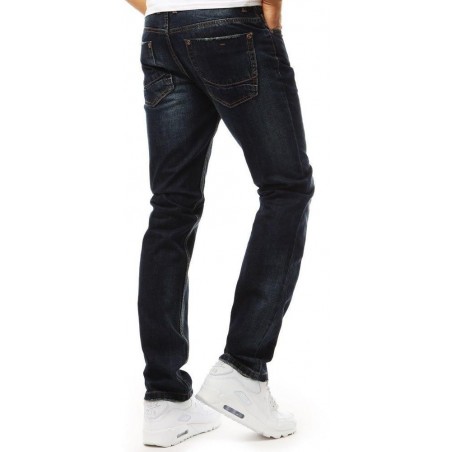 Bavlnené pánske džínsy (ux1965) - modré