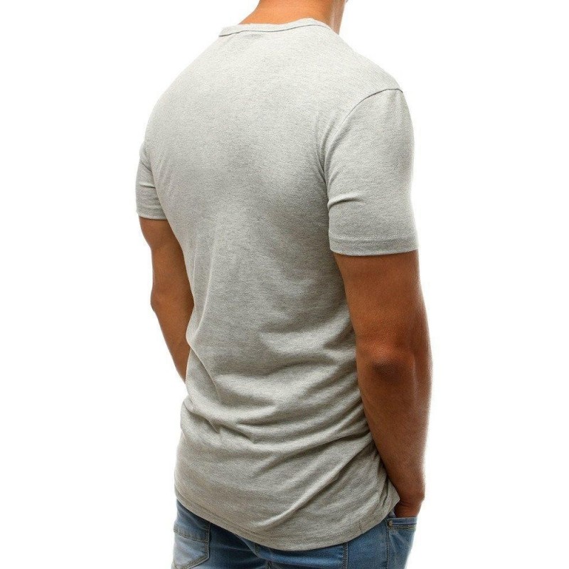 Pánske tričko s potlačou (rx3156) - sivé