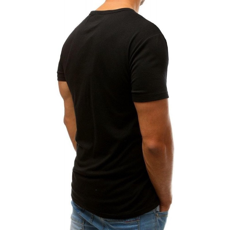 Pánske tričko s potlačou (rx3157) - čierne