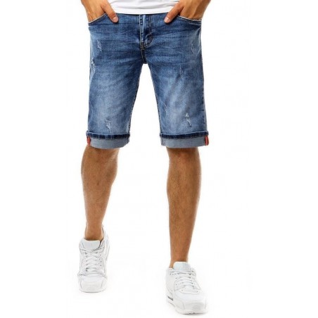 Rifľové pánske krátke nohavice (sx1000) - modré