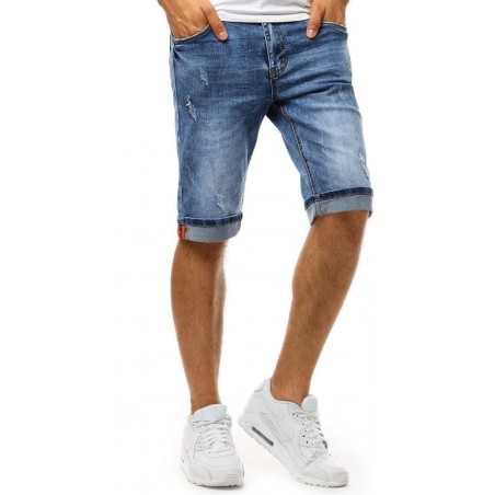 Rifľové pánske krátke nohavice (sx1000) - modré