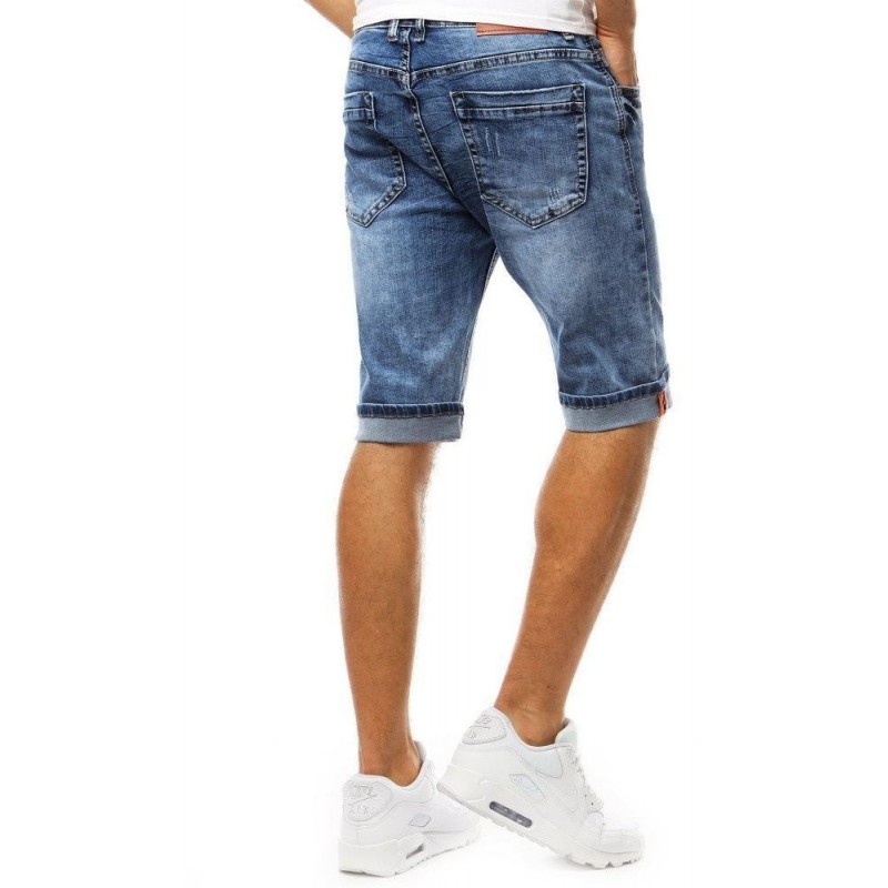 Rifľové pánske krátke nohavice (sx1000) - modré