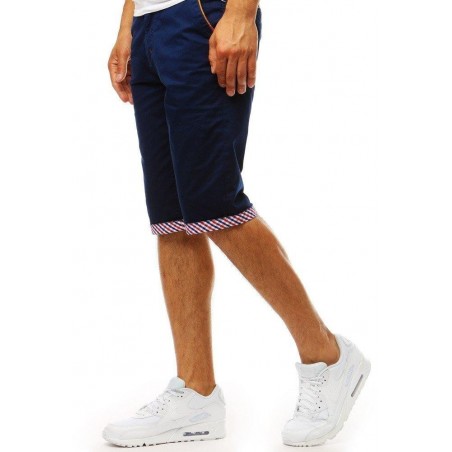 Tmavomodré pánske rifľové kraťasy (sx1056)