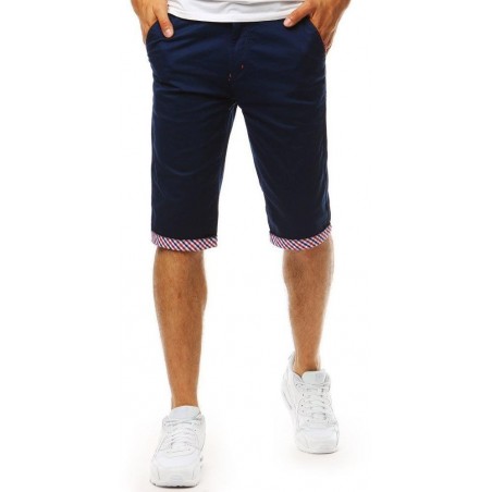 Tmavomodré pánske rifľové kraťasy (sx1056)