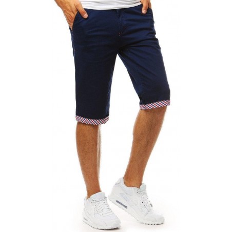 Tmavomodré pánske rifľové kraťasy (sx1056)