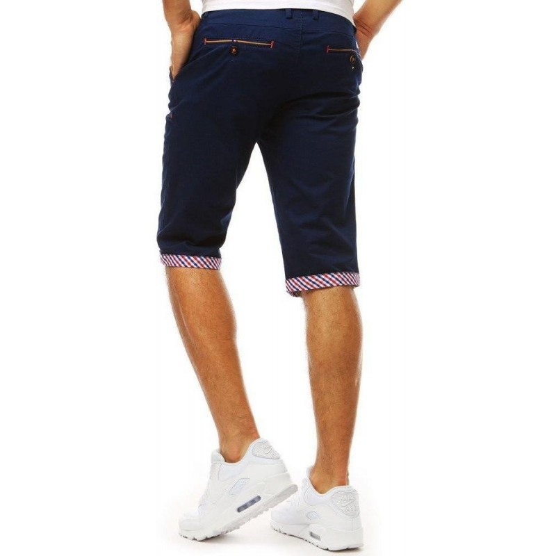 Tmavomodré pánske rifľové kraťasy (sx1056)