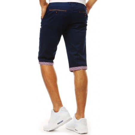 Tmavomodré pánske rifľové kraťasy (sx1056)