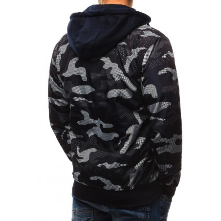 Pánska obojstranná prechodná bunda (tx2073) - tmavomodrá, veľ. XXL