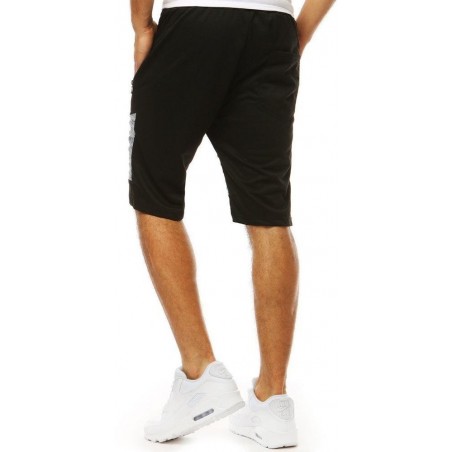 Pánske teplákové kraťasy (sx1046) - čierne