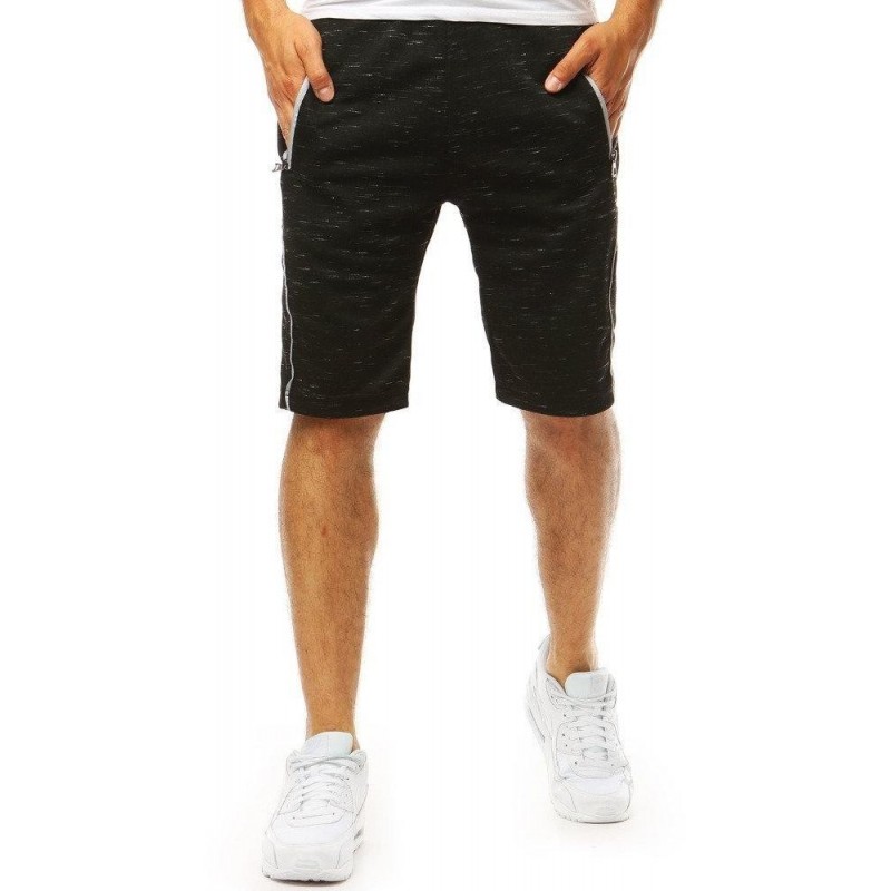 Teplákové pánske kraťasy (sx1058) - čierne