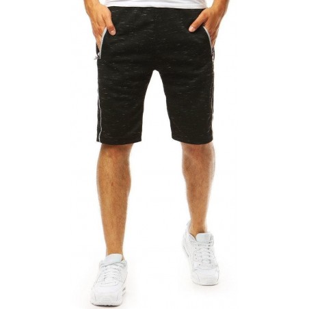Teplákové pánske kraťasy (sx1058) - čierne