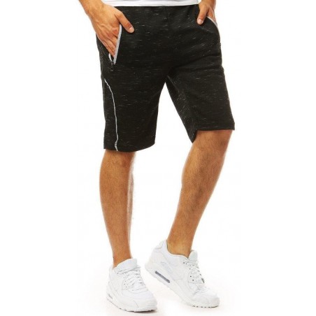 Teplákové pánske kraťasy (sx1058) - čierne