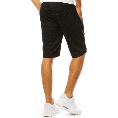 Teplákové pánske kraťasy (sx1058) - čierne