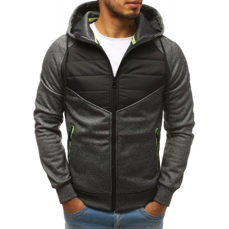 Sivá prešívaná pánska bunda (tx2698)