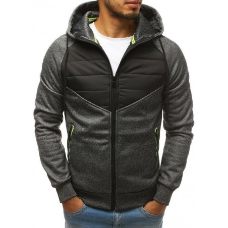 Sivá prešívaná pánska bunda (tx2698)